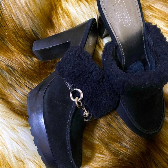 Coach Fur Sandal - Picture 5 of 7